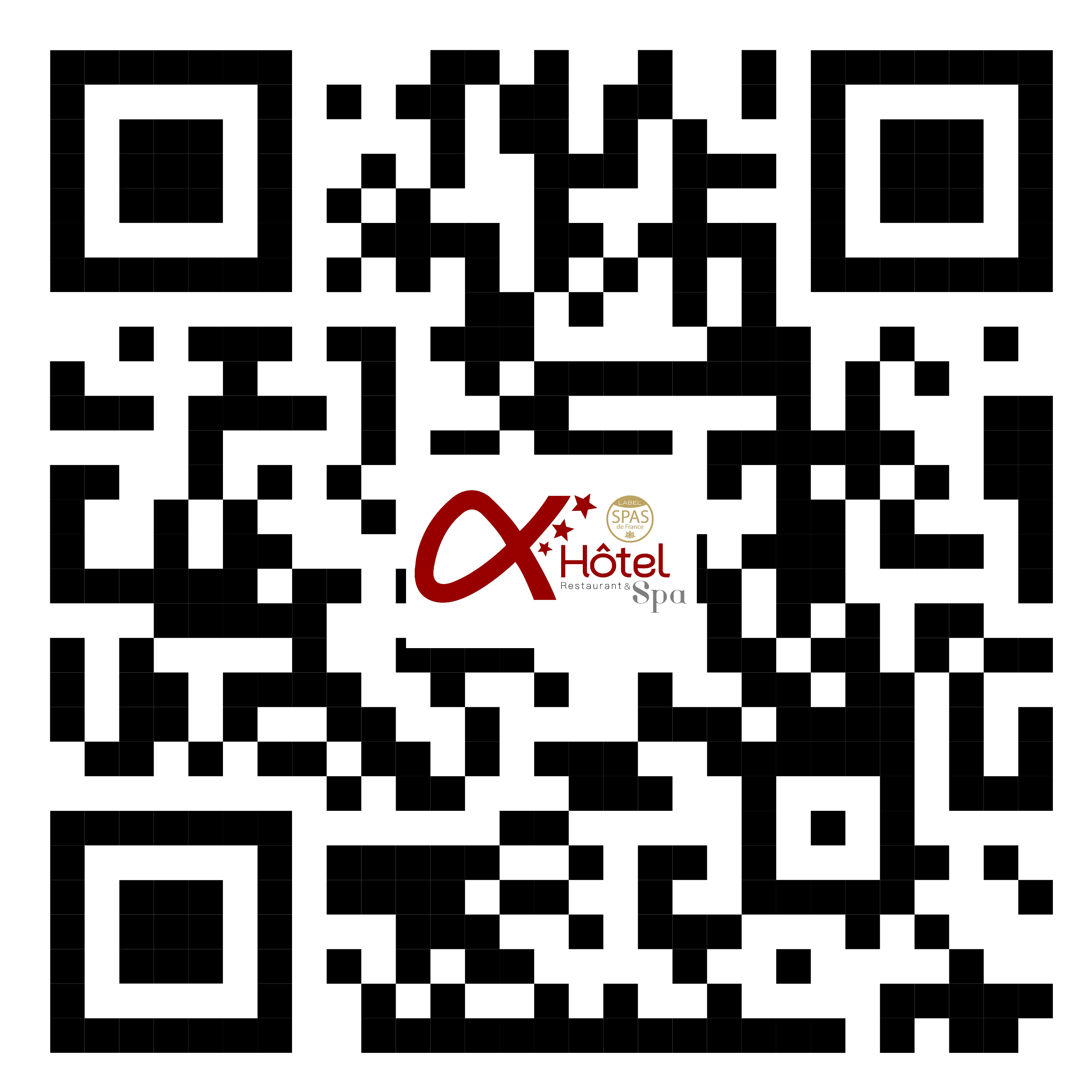 QR CODE MENU AX'HÔTEL